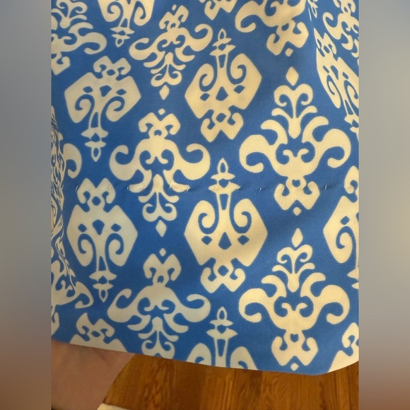 Jude Connally Jude Cloth Dress - Fleur De Lis Print size Medium, Hemmed - Picture 5 of 10